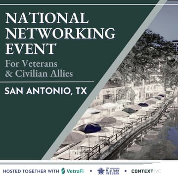 Cover Image for National Networking Event for Military Veteran & Civilian Allies