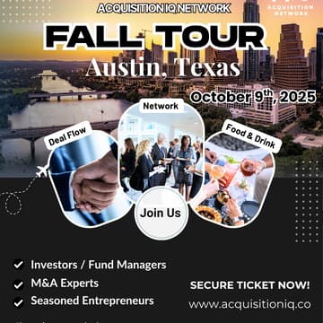 Cover Image for Acquisition IQ Austin Fall Tour
