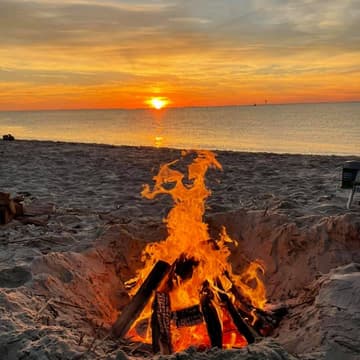 Cover Image for Sunset Beach Fire