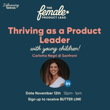 Cover Image for Thriving as a Product Leader with young children