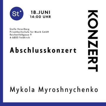Cover Image for Abschlusskonzert von Mykola Myroshnychenko