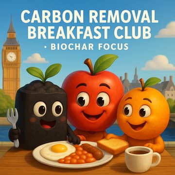 Cover Image for 🌳 Carbon Removal Breakfast Club · Biochar Breakfast Edition