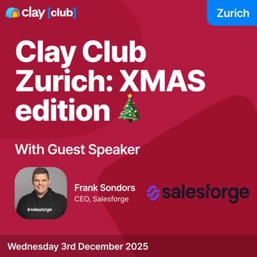Cover Image for Clay in Zurich: XMAS Edition 🎄