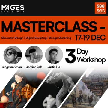 Cover Image for MAGES Masterclass: Character Design, 3D Digital Sculpting & Design Sketching (For 14 to 25 year old)