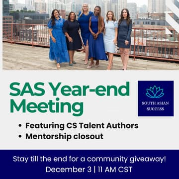 Cover Image for SAS Year-end Session and CS Author's Conversation
