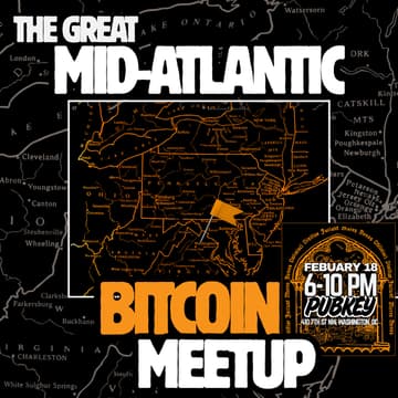 Cover Image for The Great Mid-Atlantic Bitcoin Meetup | Pubkey DC