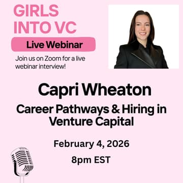 Cover Image for Career Pathways & Hiring in Venture Capital with Capri Wheaton