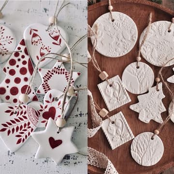 Cover Image for Workshop "Fall in Love with Air Dry Clay: Christmas. Special Edition" 🎄❄️