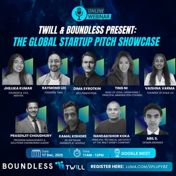 Cover Image for Twill & Boundless Present: The Global Startup Pitch Showcase