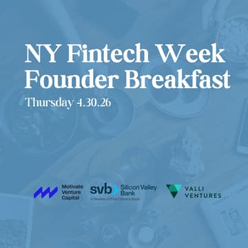Cover Image for NY Fintech Week Breakfast