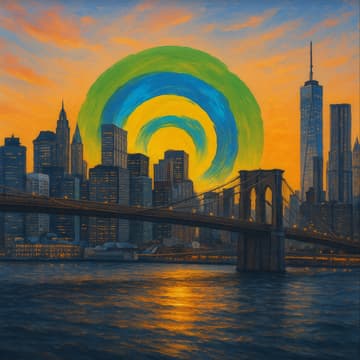 Cover Image for Sunrise Walk Across the Brooklyn Bridge