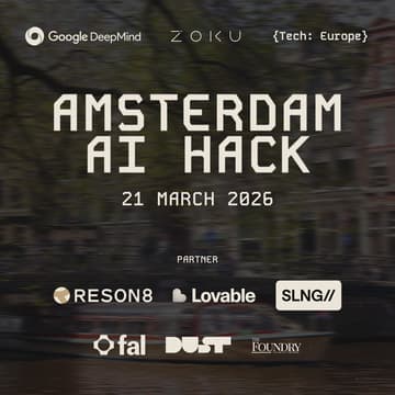 Cover Image for {Tech: Europe} Amsterdam AI Hackathon