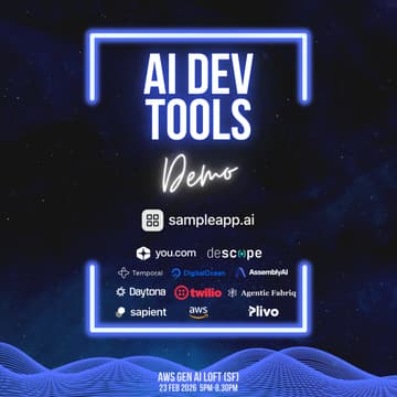 Cover Image for AI Dev Tool Demo Night @ AWS Builder Loft (#4th Edition)