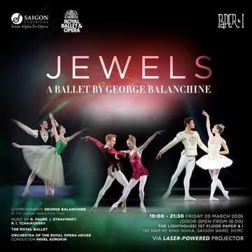 Cover Image for Evening ballet screening: JEWELS Balanchine, Royal Ballet, 2017