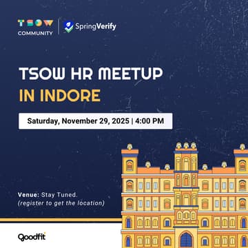 Cover Image for TSOW HR Meetup in Indore