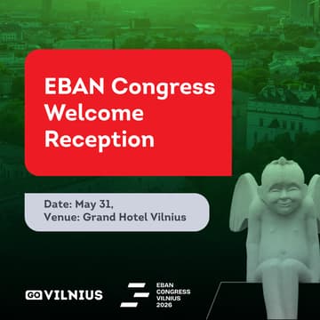Cover Image for Registration to EBAN Congress Welcome Reception | Hosted by Go Vilnius