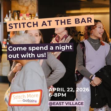 Cover Image for Stitching at the Bar: A Night Out With Your WIPs!