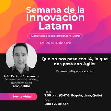 Cover Image for Que no nos pase con IA, lo que nos pasó con Agile: pasemos del hype al valor real