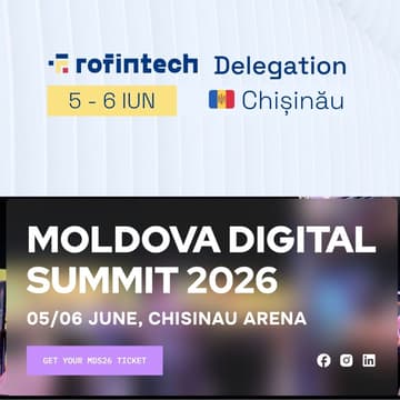 Cover Image for RoFintech Delegation @ Moldova Digital Summit