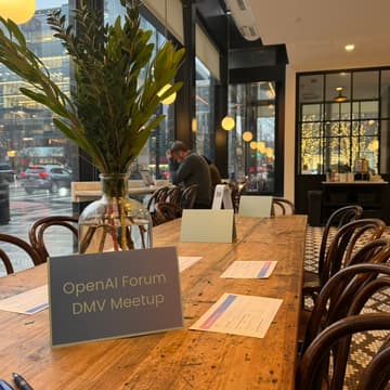 Cover Image for DMV OpenAI Forum Meetup
