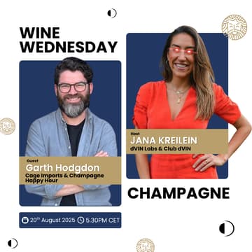 Cover Image for 🍾 Wine Wednesday – Champagne with Garth Hodgdon! ☀️🥂