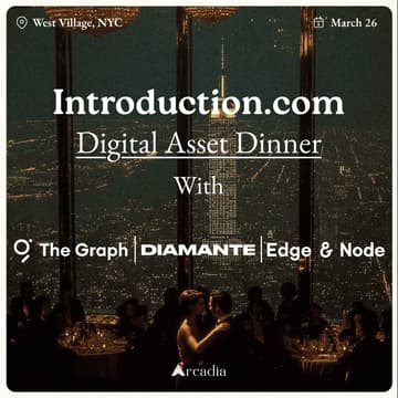 Cover Image for VIP Only: Institutions & Introductions with The Graph, Edge & Node, & Diamante