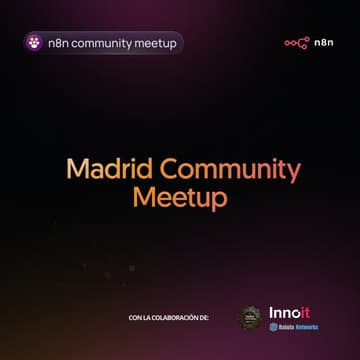 Cover Image for n8n Madrid: Automatización Eficaz para Empresas