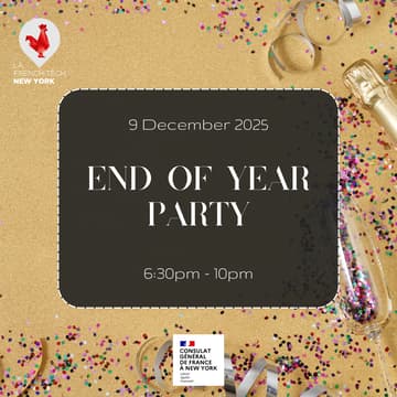Cover Image for La French Tech New York End of Year Party! RSVP NOW!