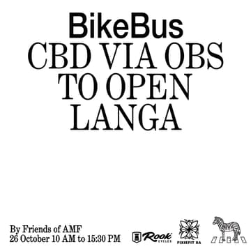 Cover Image for BikeBus: CBD via Obs to Langa Open Streets