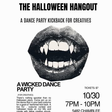 Cover Image for THE HALLOWEEN HANGOUT 👻