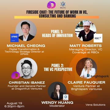 Cover Image for Fireside Chat: The Future of Work in VC, Consulting and Banking