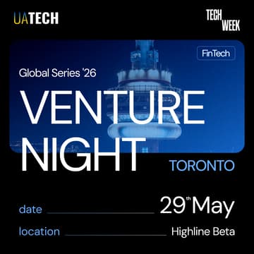 Cover Image for UAtech Venture Night @ Toronto Tech Week – The Ultimate Startup & Investor Experience!