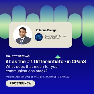 Cover Image for AI as the #1 Differentiator in CPaaS: What Does That Mean for Your Stack?