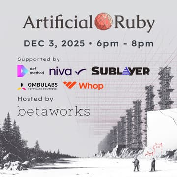 Cover Image for ArtificialRuby.ai NYC: December Meetup