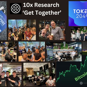 Cover Image for 10x Research 'Get Together' Token2049 Singapore
