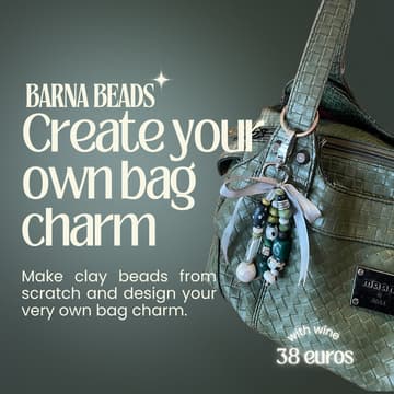 Cover Image for Creative workshop: Create your own bag charm- with wine🍷✨