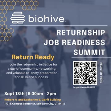 Cover Image for BioHive Returnship Community Summit: Skills for Success