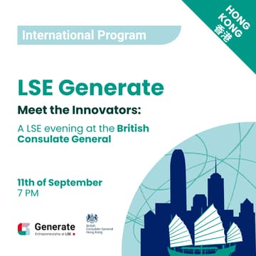 Cover Image for LSE Generate Hong Kong Meet the Innovators Reception