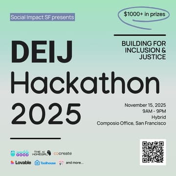 Cover Image for 🌍The DEIJ Hackathon: Build for Inclusion & Justice