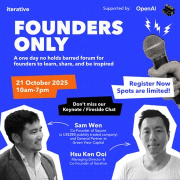 Cover Image for Founders Only - A one day, no holds barred forum