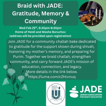 Cover Image for Braid with JADE: Gratitude, Memory & Community