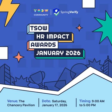 Cover Image for TSOW HR Impact Awards | January 2026 in Bangalore