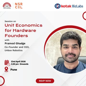 Cover Image for Unit Economics for Hardware Founders | Pune