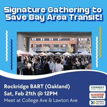 Cover Image for Signature Gathering: Rockridge BART (Oakland)