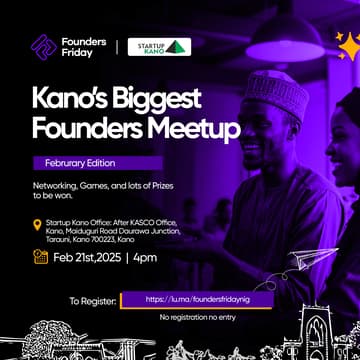 Cover Image for Founders Friday Kano