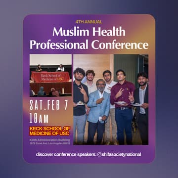 Cover Image for Shifa Society | Muslim Health Professional Conference 2026