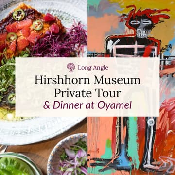 Cover Image for Curated tour of Hirshhorn Museum Banksy & Basquiat Exhibit & private dinner at Oyamel