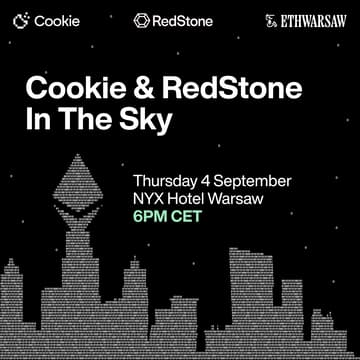 Cover Image for Cookie & RedStone in the Sky @ETH Warsaw