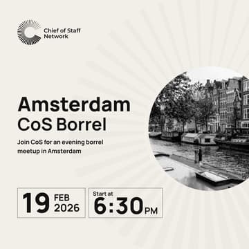 Cover Image for Amsterdam CoS Borrel (Feb 19)