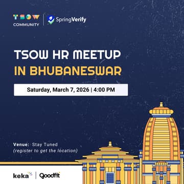 Cover Image for TSOW HR Meetup in Bhubaneswar